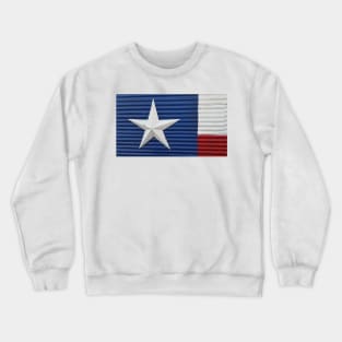 Red, White, and Blue in Barn Tin Pattern Crewneck Sweatshirt